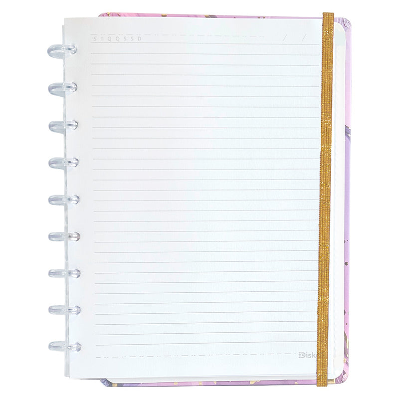 CADERNO DISKÔ GRAN LILAS M