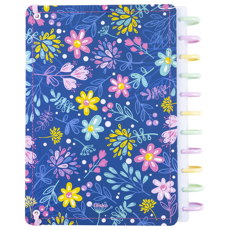CADERNO UNIVERSITARIO DISKÔ FLOWER