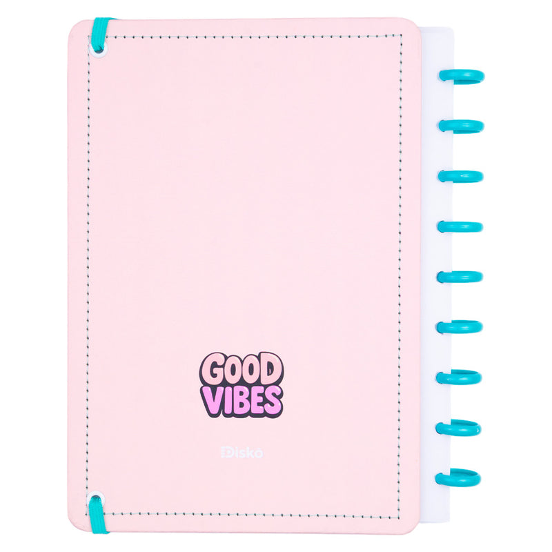 CADERNO DISKÔ GOOD VIBES GATO M