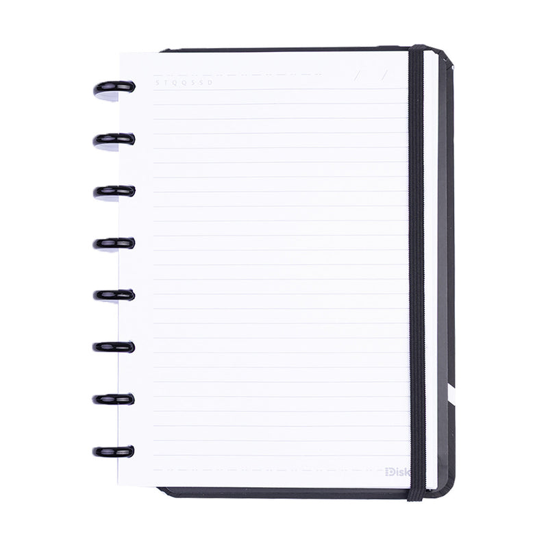 CADERNO DISKÔ CHEVRON NEGRO P