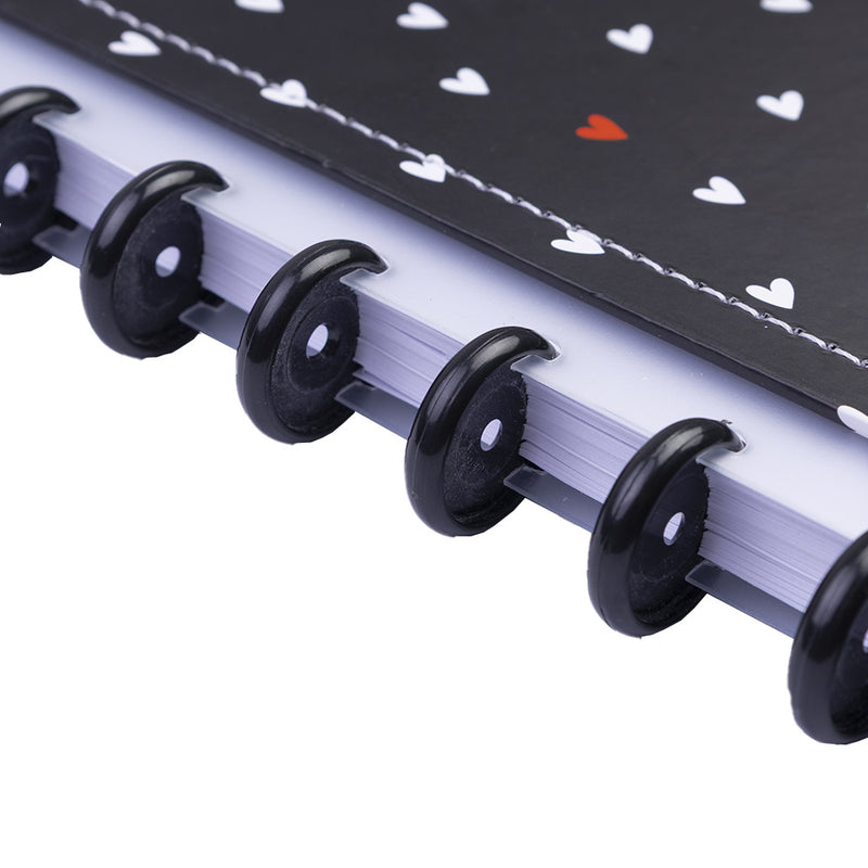 CADERNO DISKO MAGNIFIC CORACOES G
