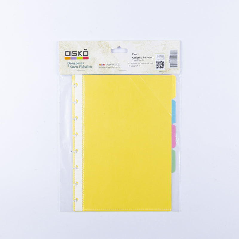 KIT DIVISORIA PAPEL COLOR + BOLSA PLASTICA P