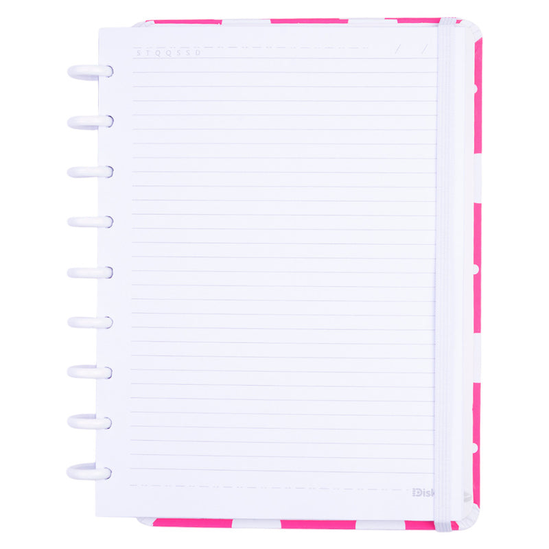 CADERNO DISKÔ POA PINK M
