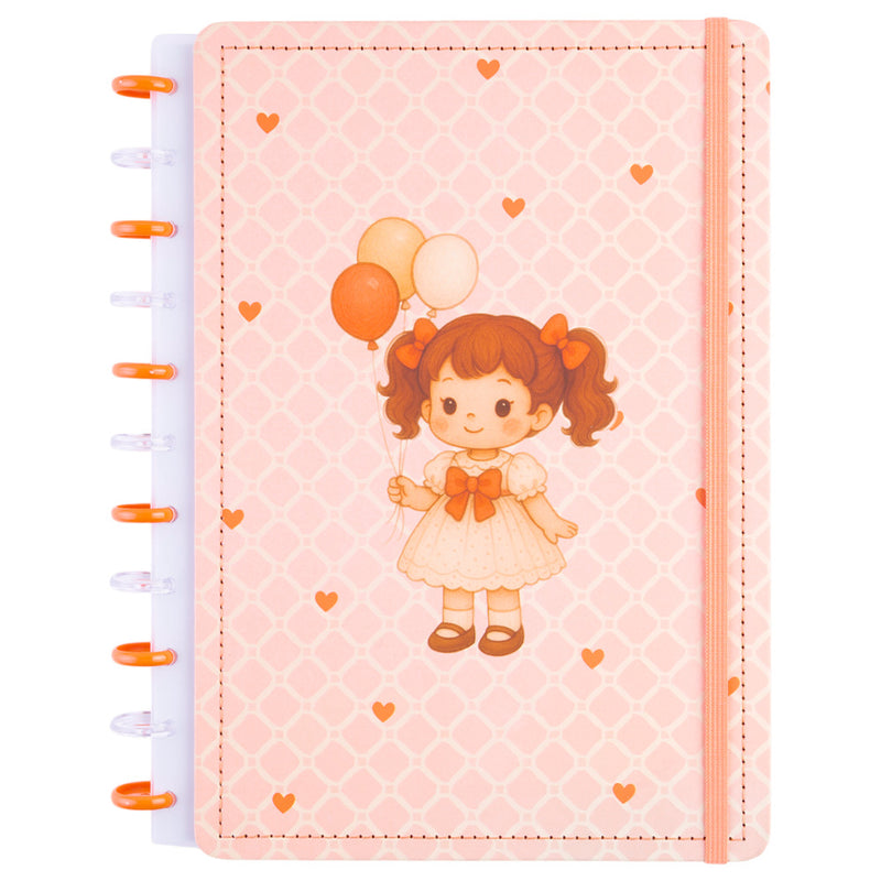 CADERNO DISKÔ DOLL CORACAO G