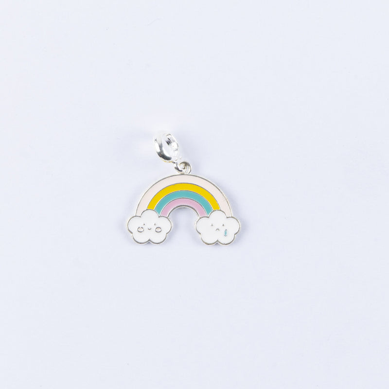 PINGENTE PRATA ARCO-IRIS
