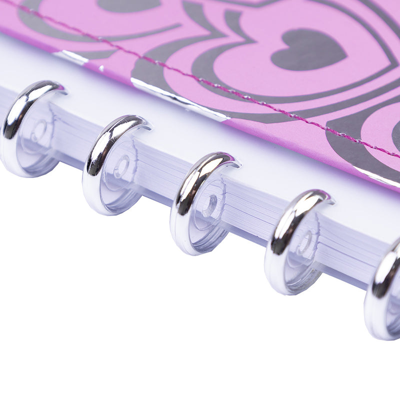CADERNO DISKÔ MIL CORACOES ROSA M
