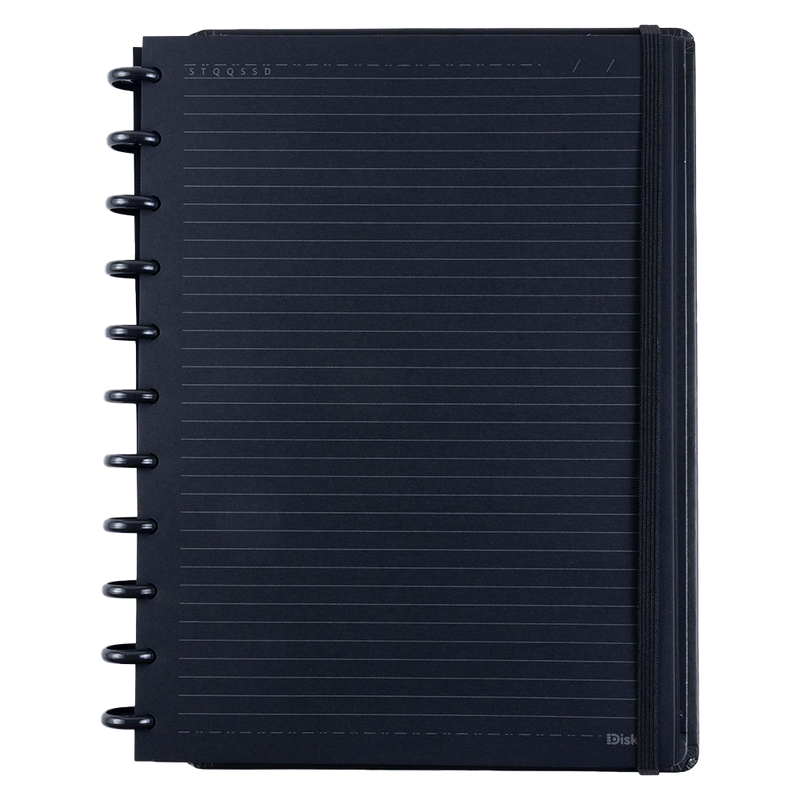 CADERNO DISKÔ ALL BLACK G