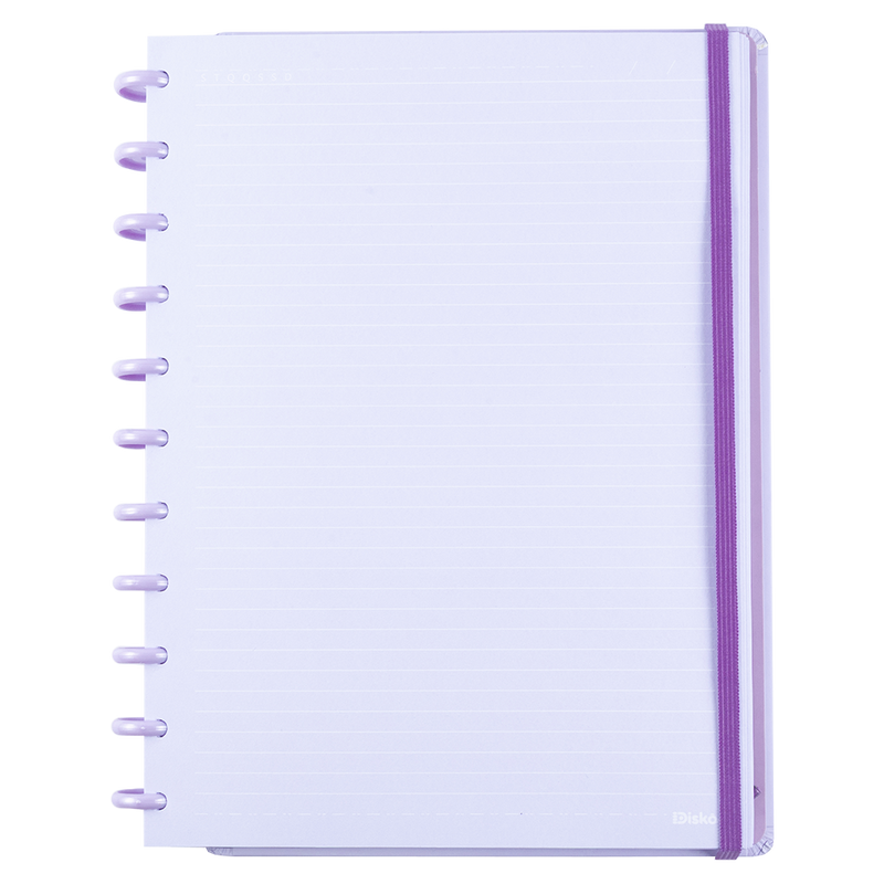 CADERNO DISKÔ ALL LAVANDA G