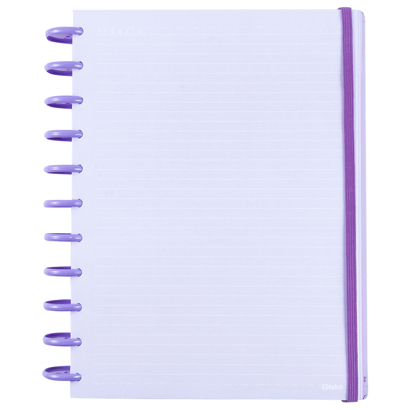 CADERNO UNIVERSITARIO DISKÔ FOUR COLOR LILÁS