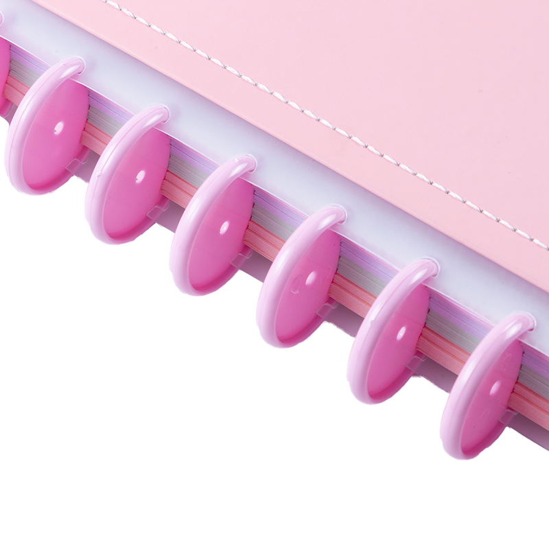 CADERNO UNIVERSITARIO DISKÔ FOUR COLOR ROSA