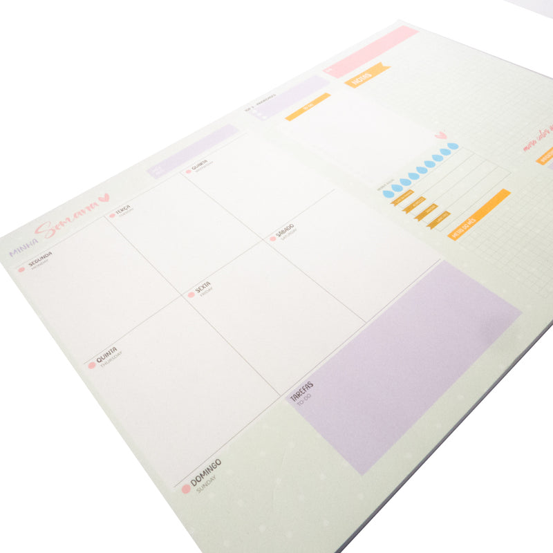 PLANNER  DE MESA - TONS PASTEIS