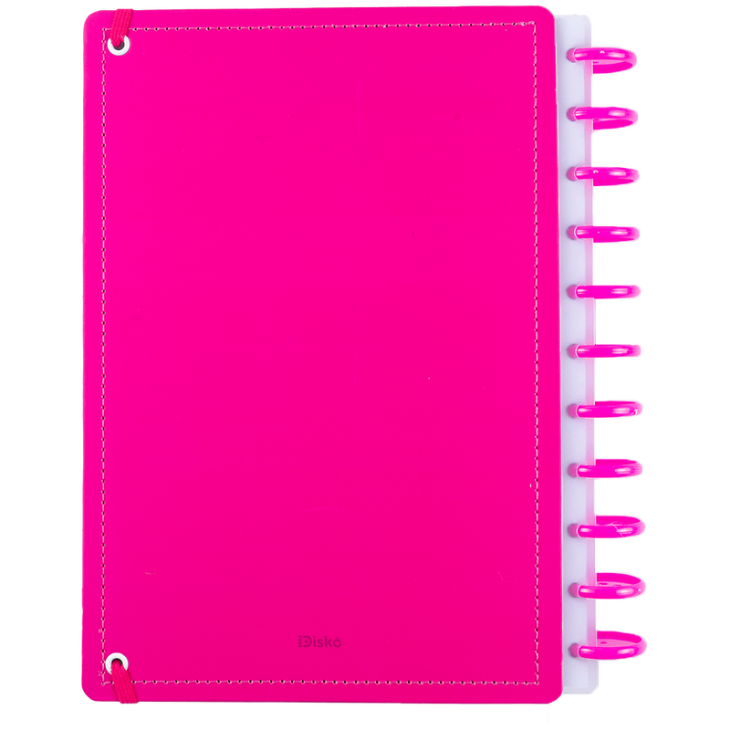 CADERNO UNIVERSITARIO DISKÔ PINK
