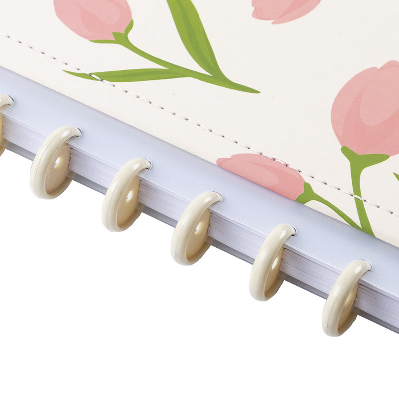 CADERNO DISKÔ TULIPA M