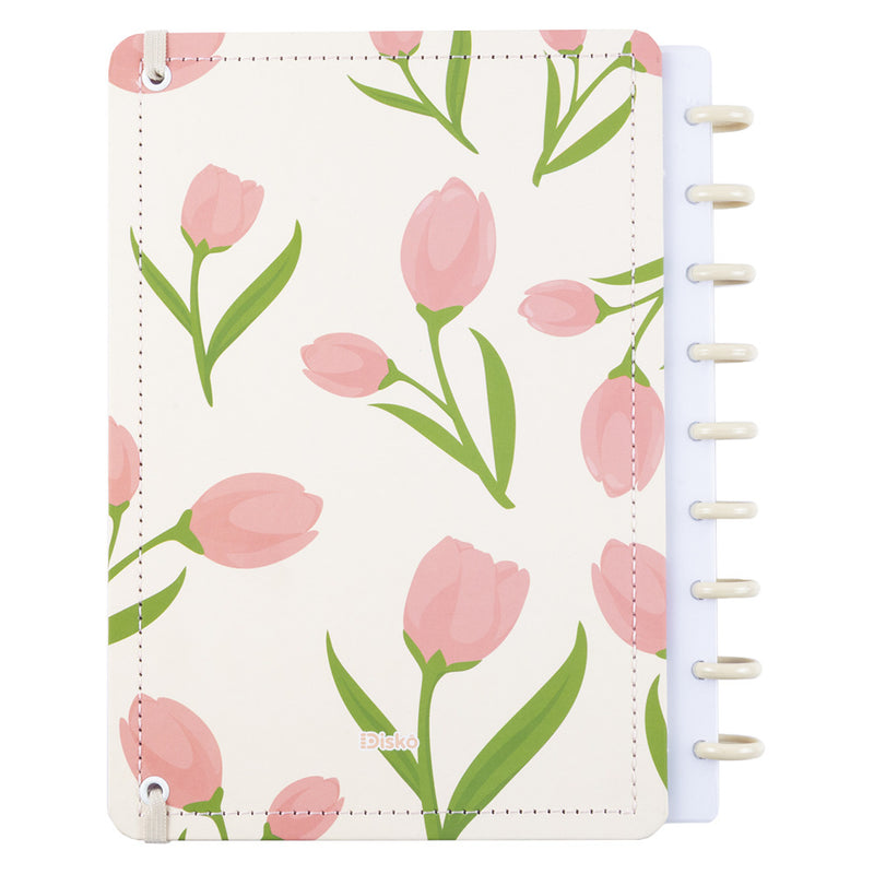 CADERNO DISKÔ TULIPA M