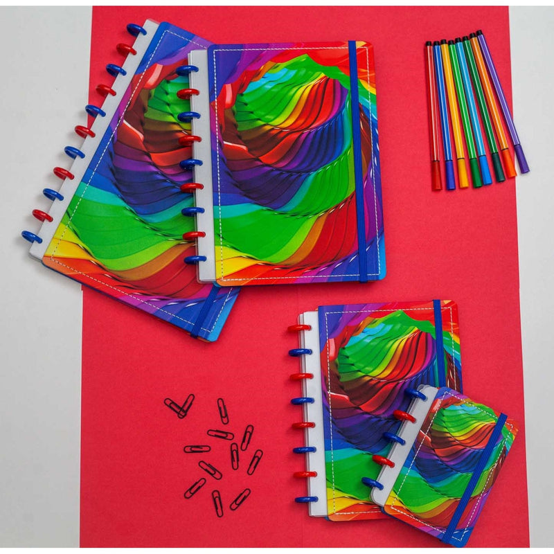 CADERNO DISKÔ RAINBOW POCKET