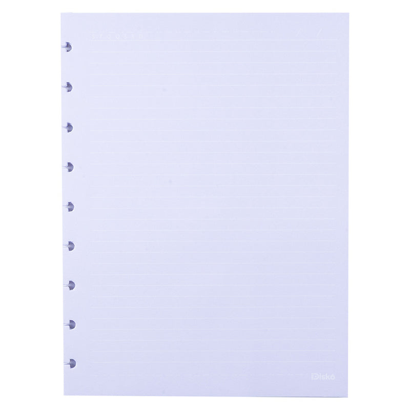 REFIL DISKÔ 50 FOLHAS COLOR LILAS M