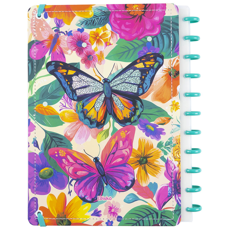 CADERNO DISKÔ BUTTERFLY G