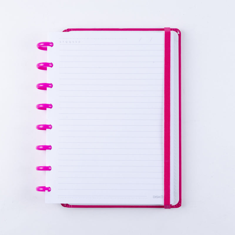 CADERNO DISKÔ PINK P