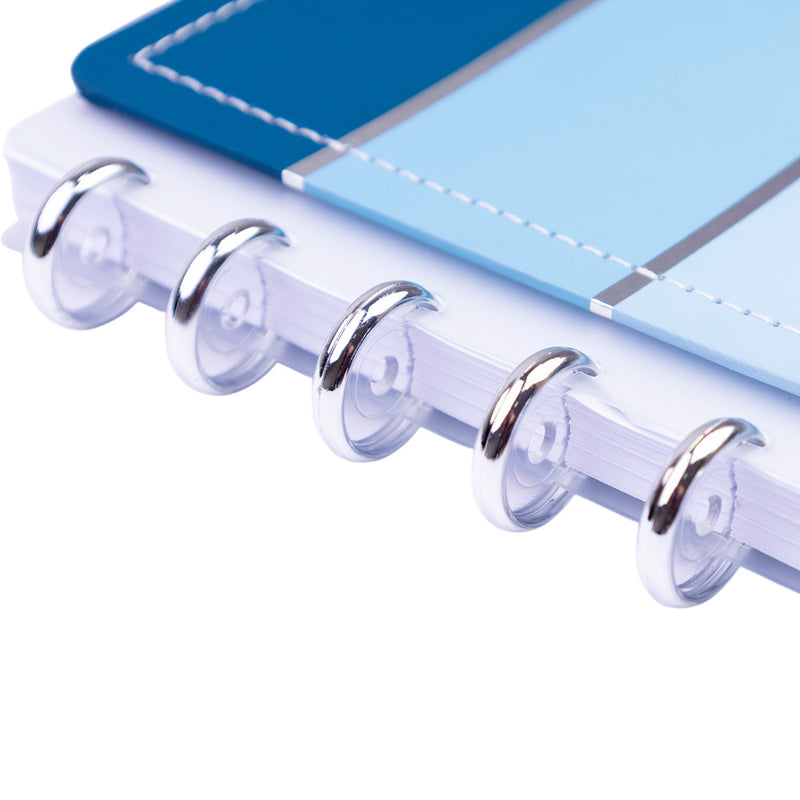 CADERNO DISKÔ LISTRAL AZUL M