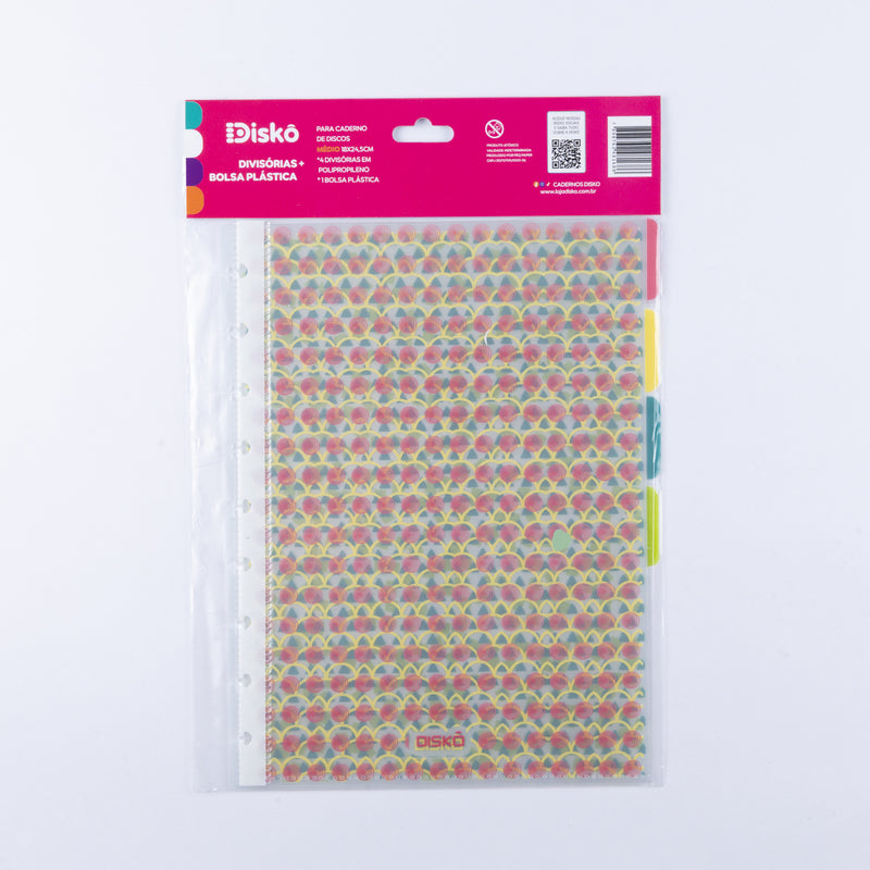 KIT DIVISORIA PP GEOMETRICA + BOLSA PLASTICA M