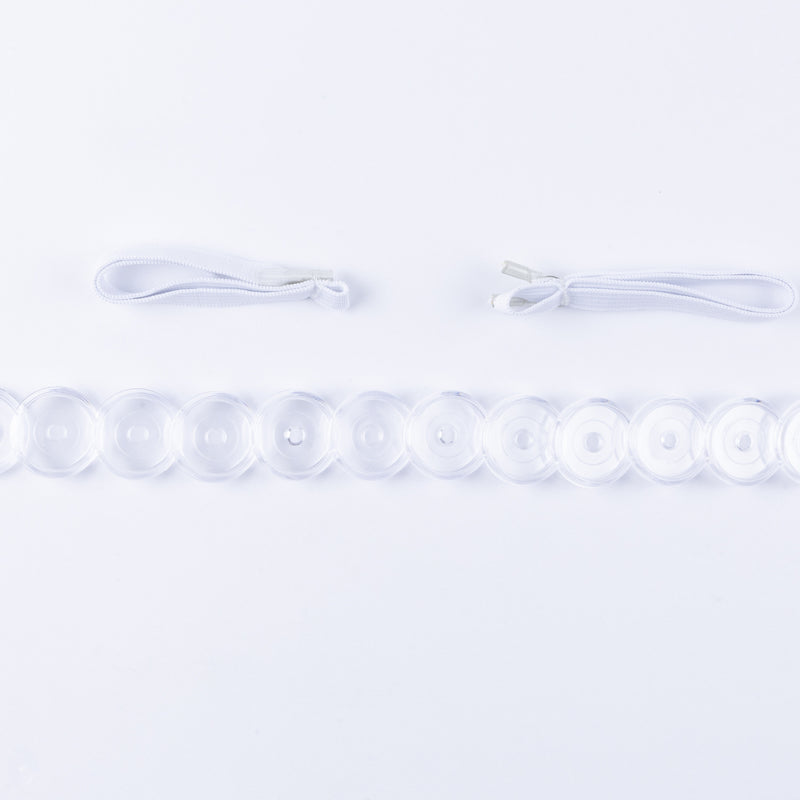 KIT 13 DISCOS + ELASTICO CRISTAL 24MM