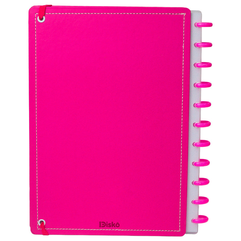 CADERNO DISKÔ PINK G