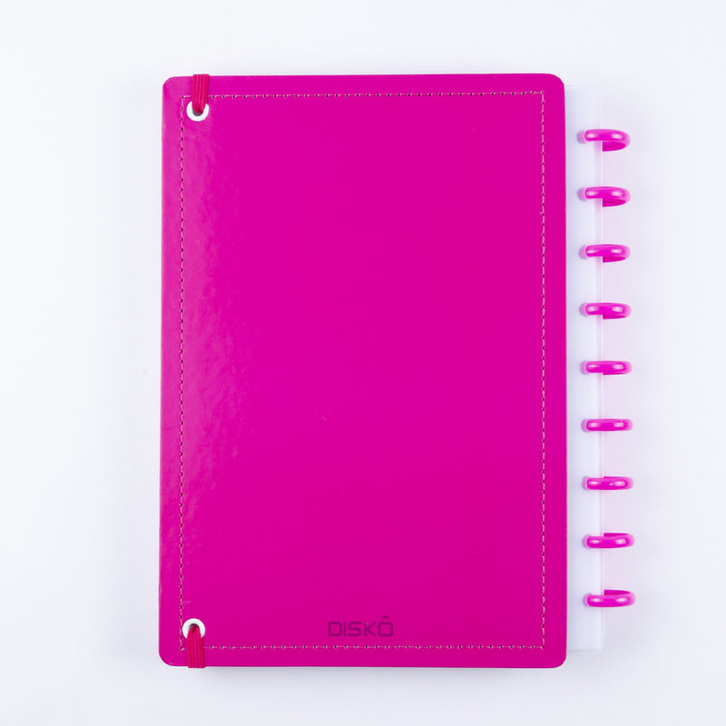 CADERNO DISKÔ PINK M