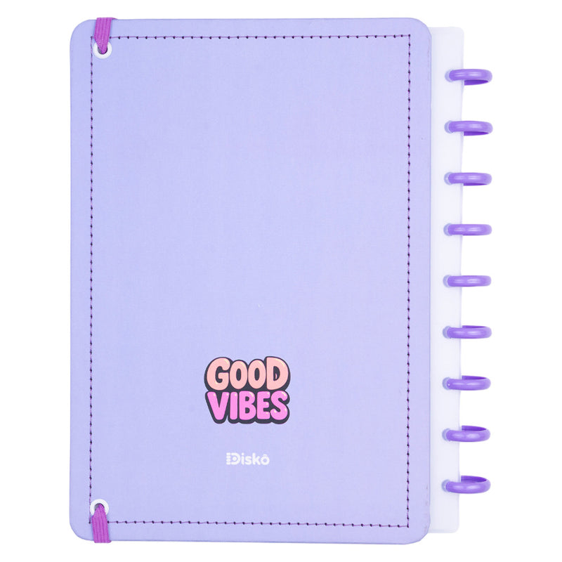 CADERNO DISKÔ GOOD VIBES CACHORRO M