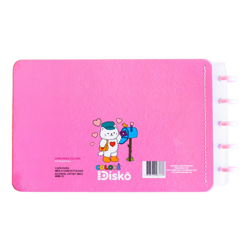 LIVRO COLORIR GATOS DISCO
