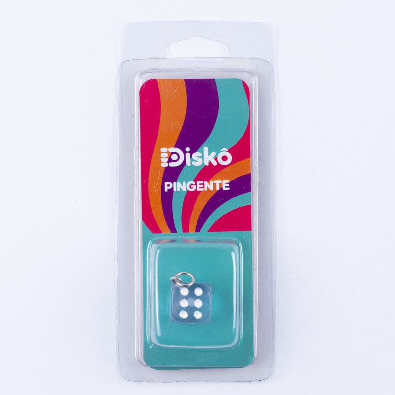 PINGENTE RESINA DADOS CORES