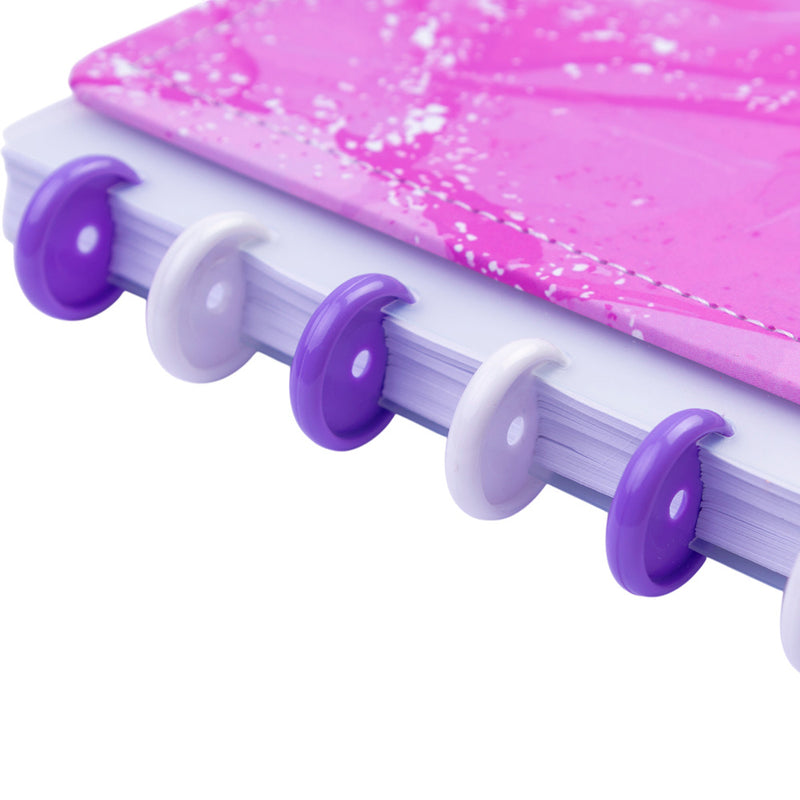 CADERNO DISKÔ GRAN ROXO M