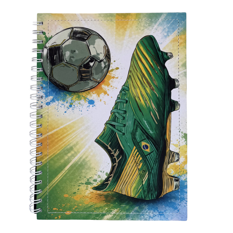 CADERNO FINE PAPER CHUTEIRA BRASIL