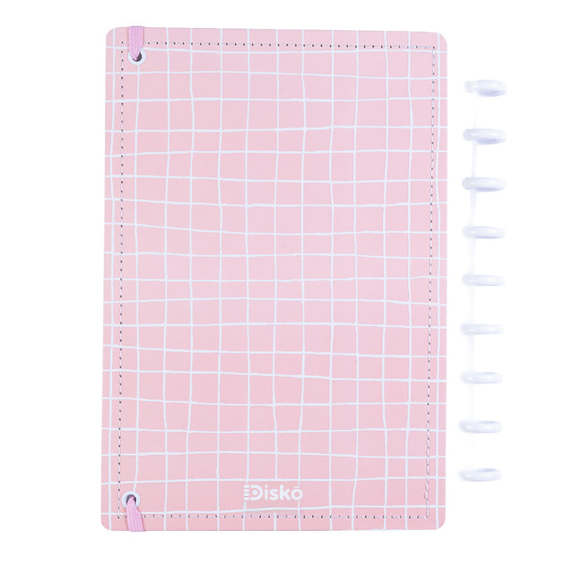CADERNO DISKÔ QUADRI ROSA M