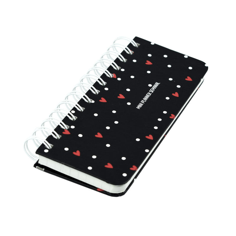 MINI PLANNER SEMANAL CORAÇÕES