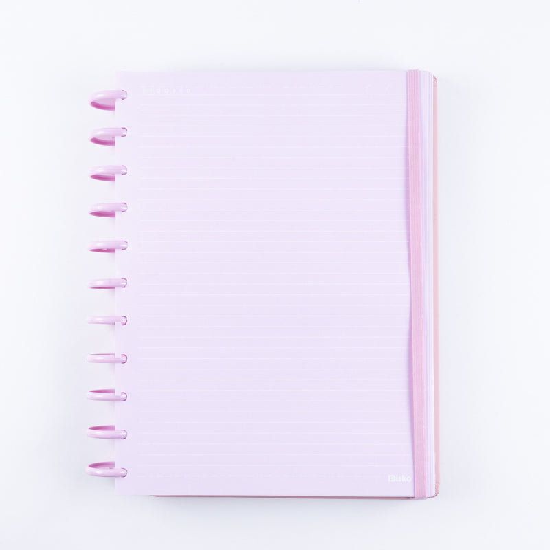 CADERNO UNIVERSITARIO DISKÔ FOUR COLOR ROSA
