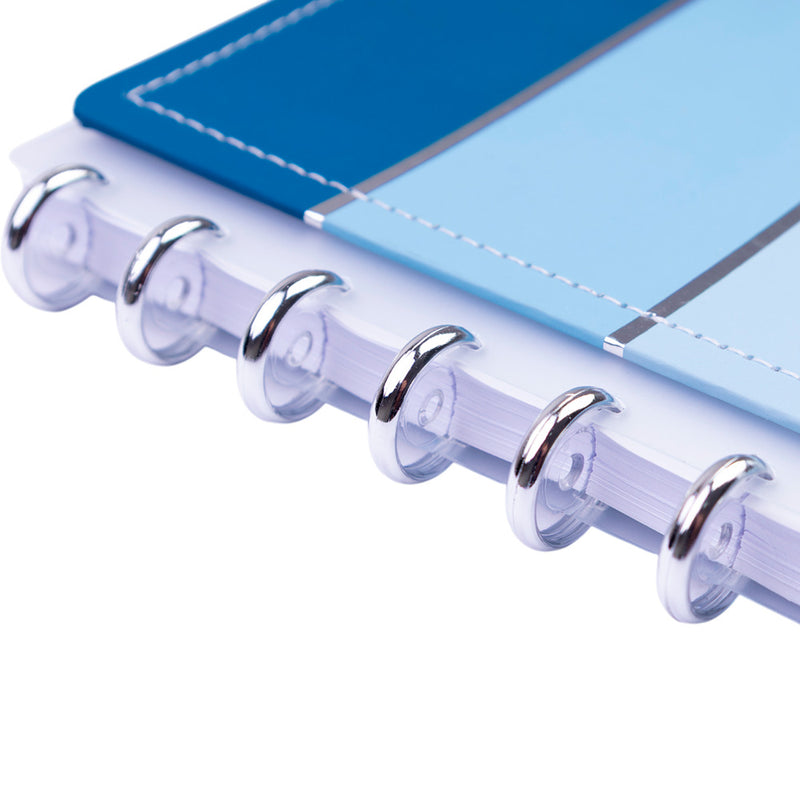 CADERNO DISKÔ LISTRAL AZUL G