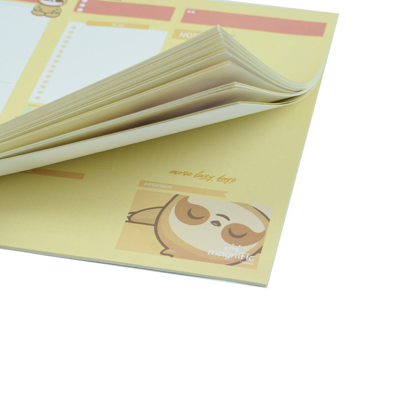 PLANNER DE MESA - PREGUIÇAS