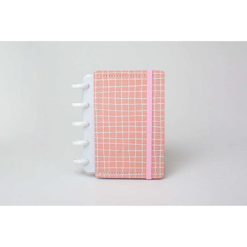 CADERNO DISKÔ QUADRI ROSA POCKET
