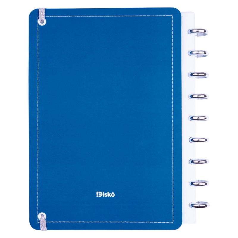 CADERNO DISKÔ LISTRAL AZUL M
