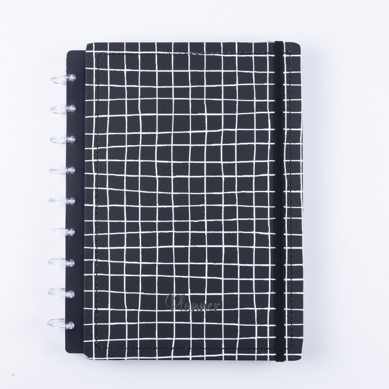 CADERNO PLANNER DISKÔ QUADRI BLACK M