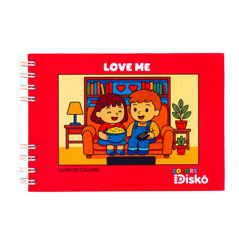 LIVRO COLORIR LOVE ME WIRE-O