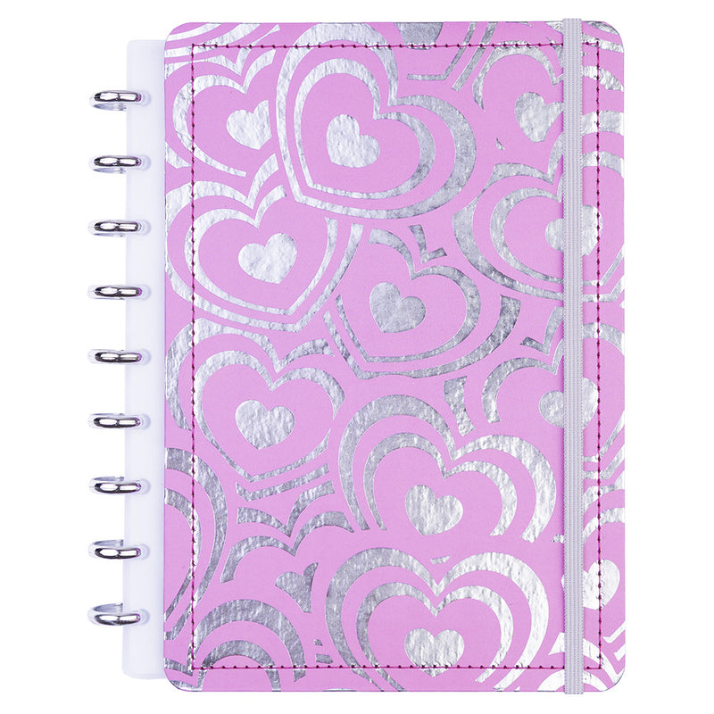 CADERNO DISKÔ MIL CORACOES ROSA M