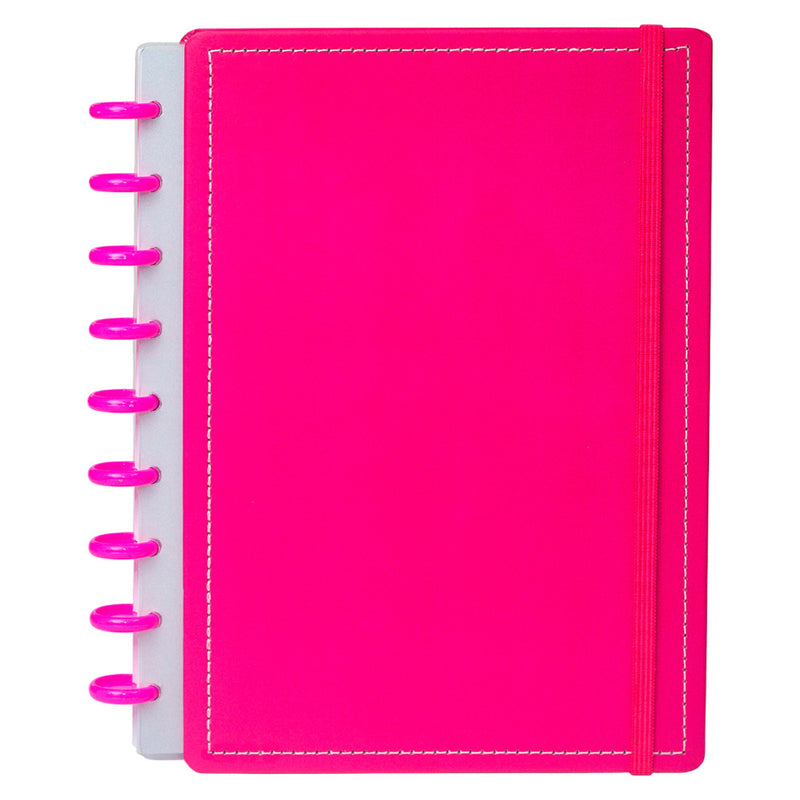 CADERNO DISKÔ PINK M