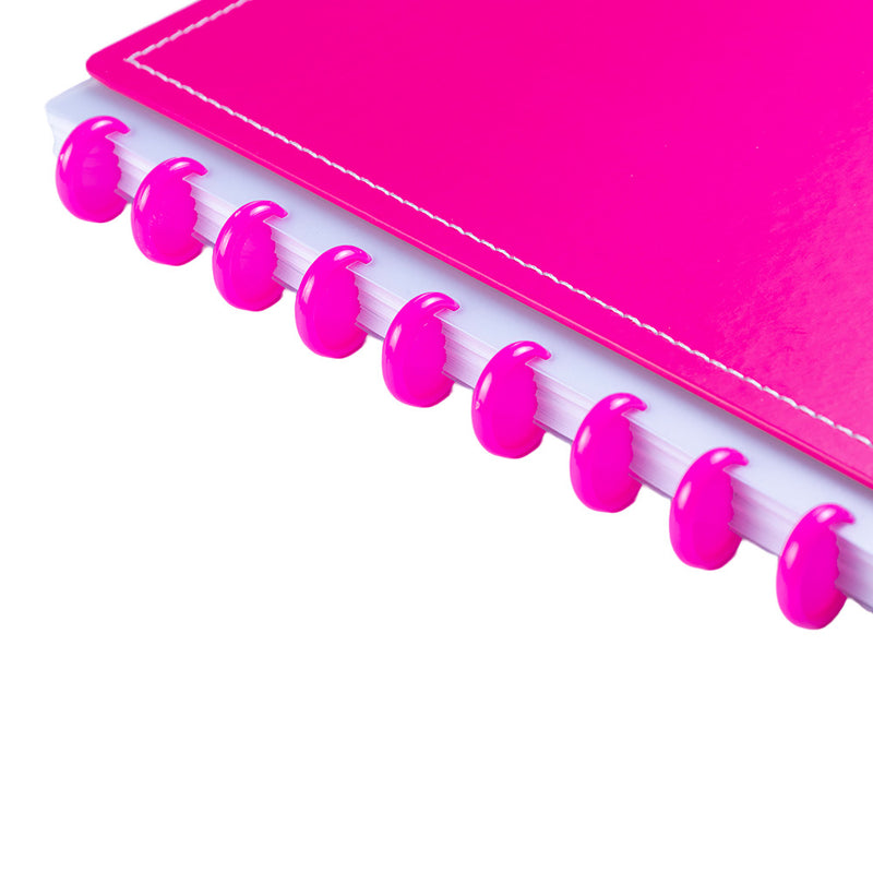 CADERNO DISKÔ PINK M