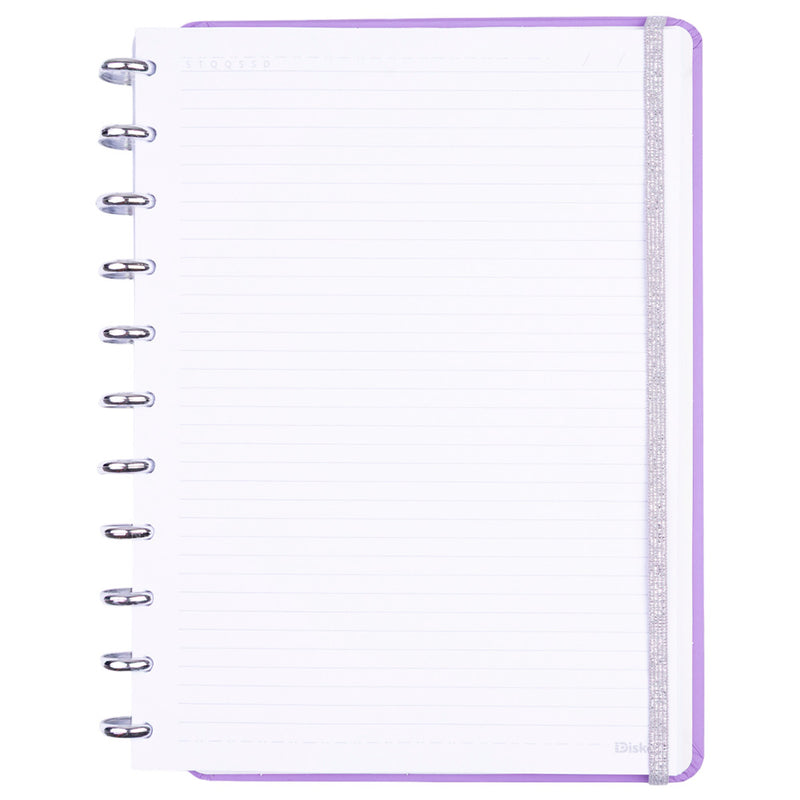 CADERNO DISKÔ LISTRAL LILAS G