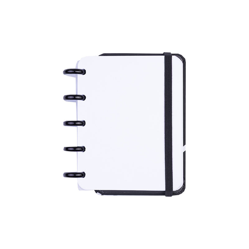 CADERNO DISKÔ CHEVRON NEGRO POCKET