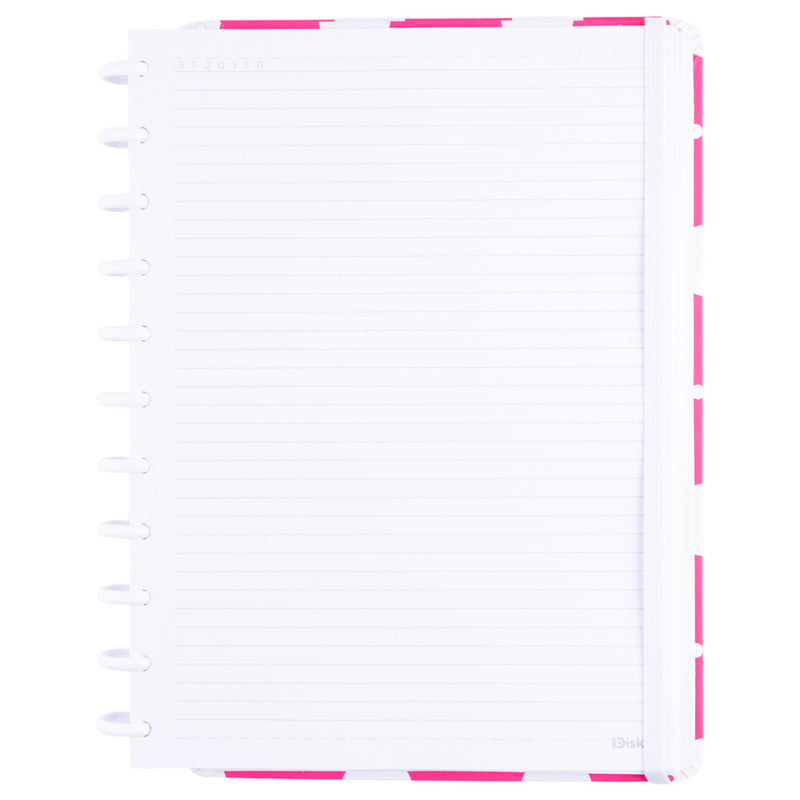 CADERNO DISKÔ POA PINK G