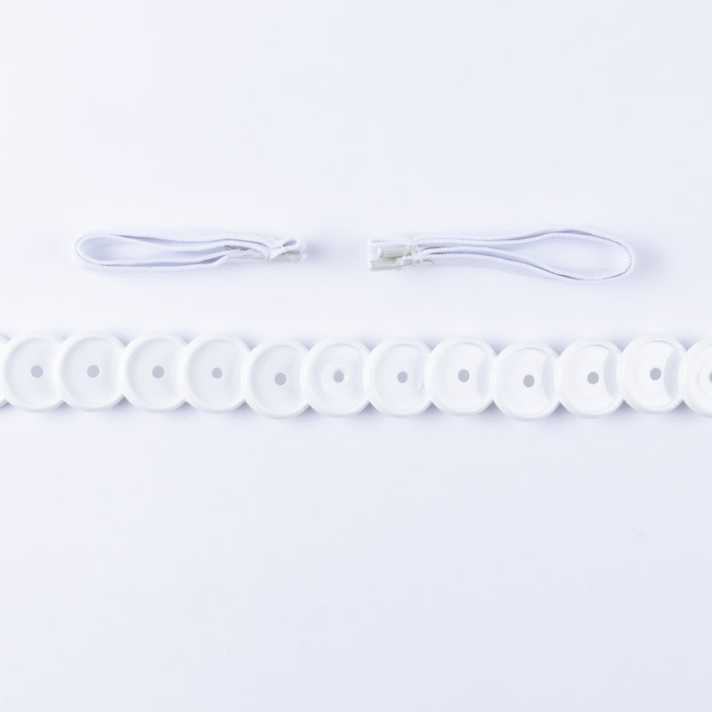 KIT 13 DISCOS + ELASTICO BRANCO 24MM