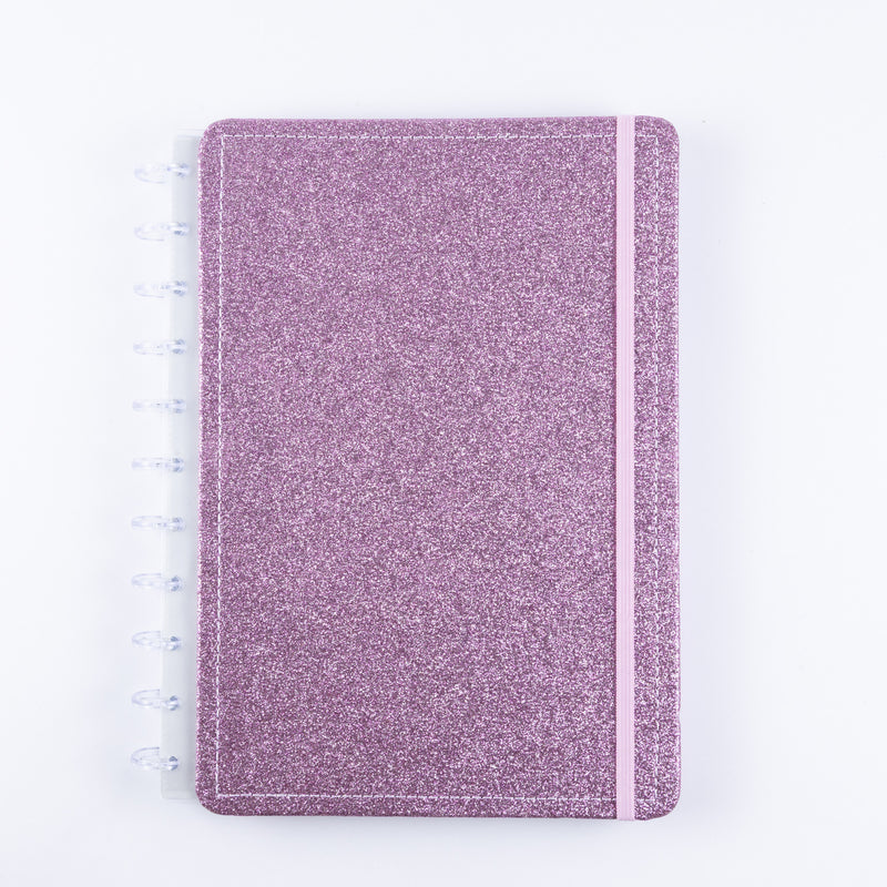 CADERNO DISKÔ SHINE ROSA G